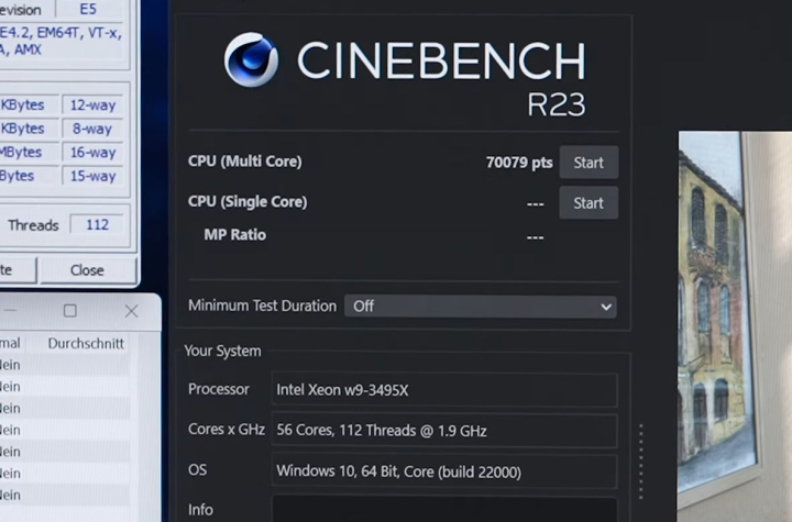 Intel Xeon W9-3945X Crushes AMD Threadripper in Cinebench R23 Benchmark